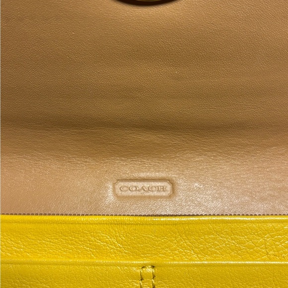 Coach Legacy Leather Slim Envelope Wallet w/ Turnlock - Picture 9 of 12